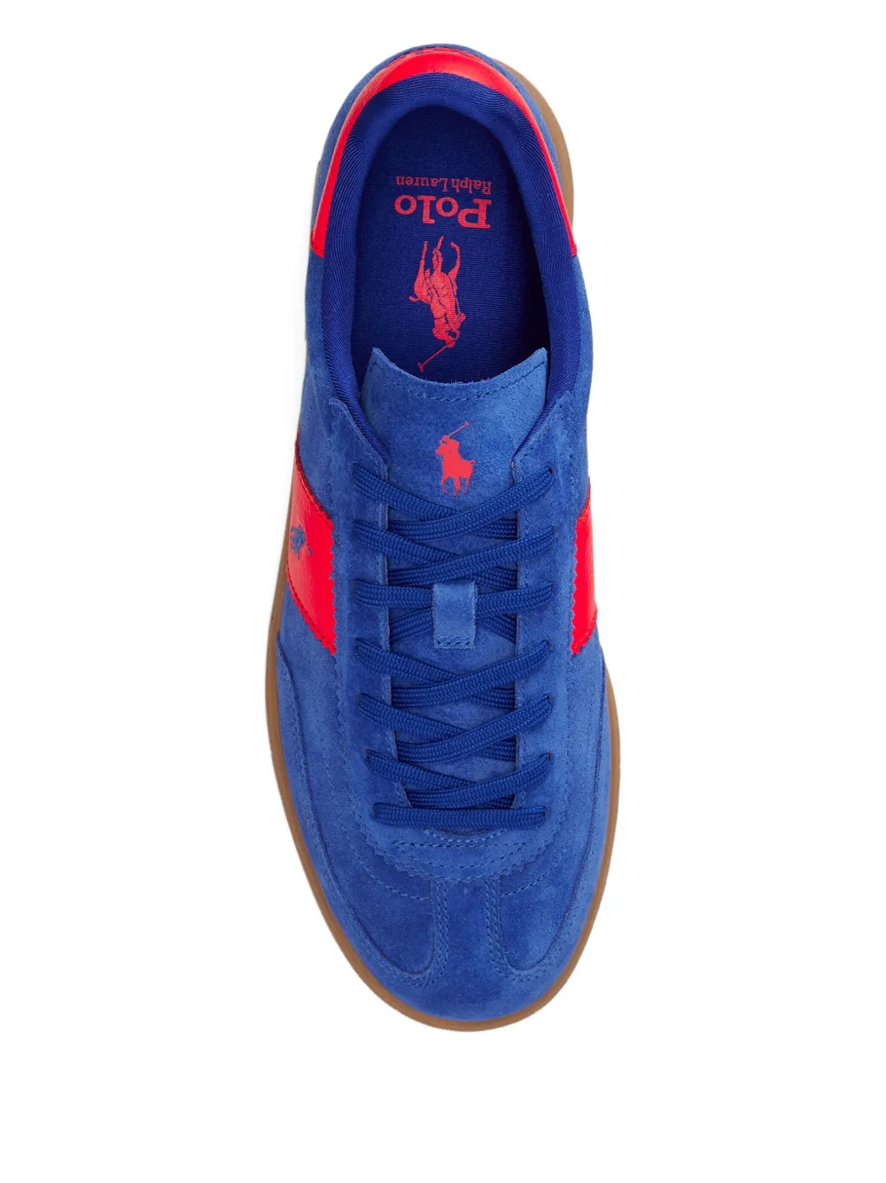 Polo Ralph Lauren Bedford PP Sk LT suède sneakers Blauw