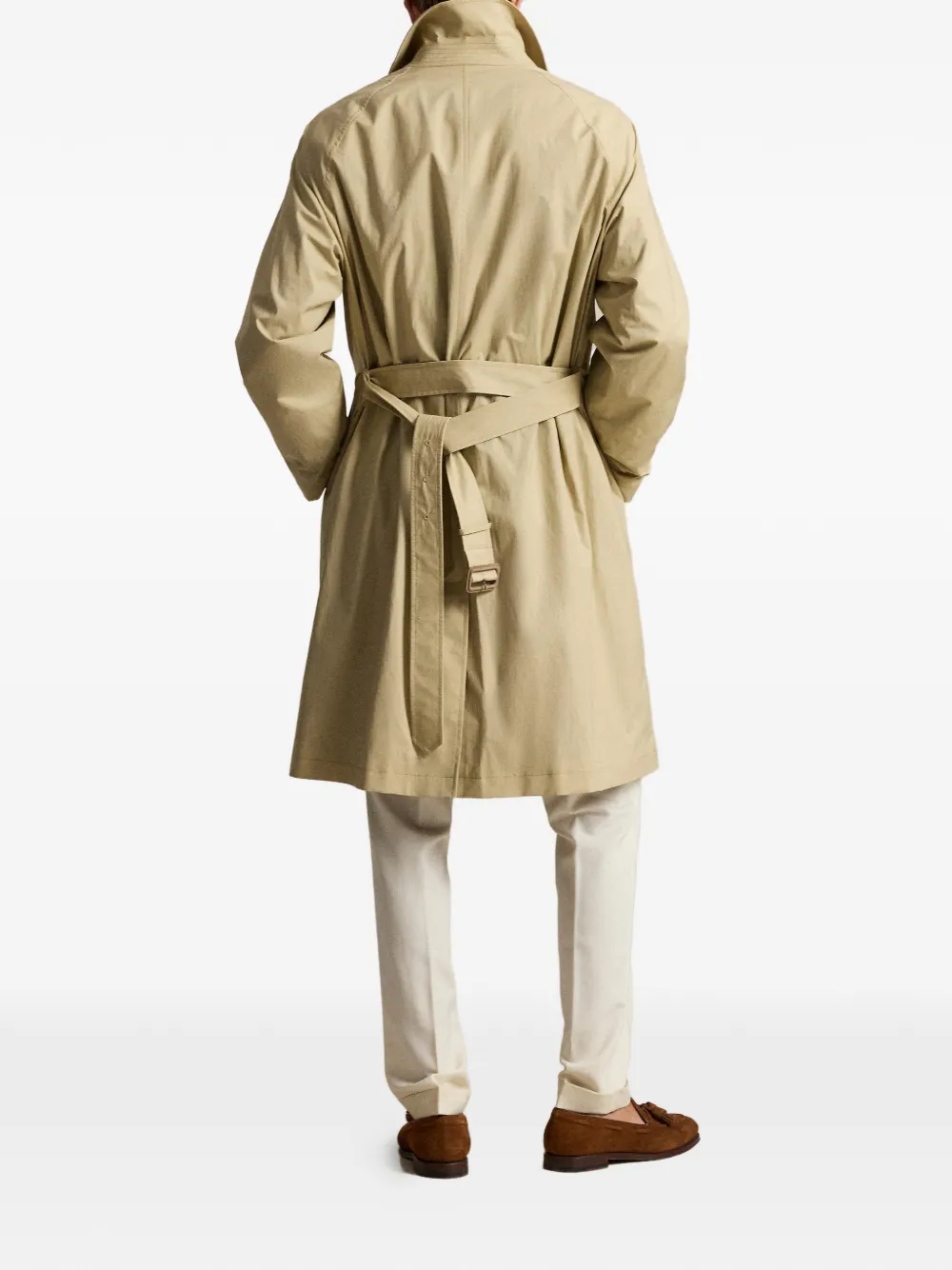 Balmacaan buttoned coat, image 5 of 7
