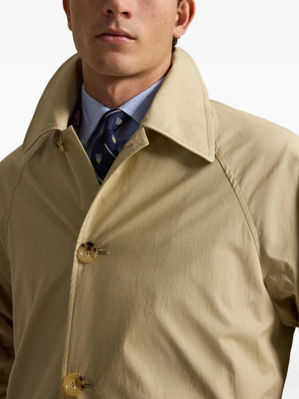 Balmacaan buttoned coat, image 7 of 7