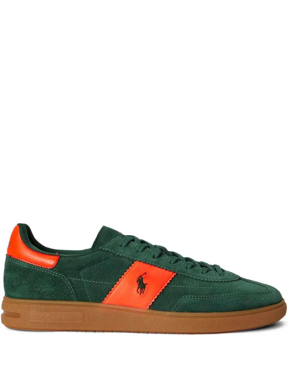 Polo Ralph Lauren Bedford PP Sk LT suède sneakers Groen