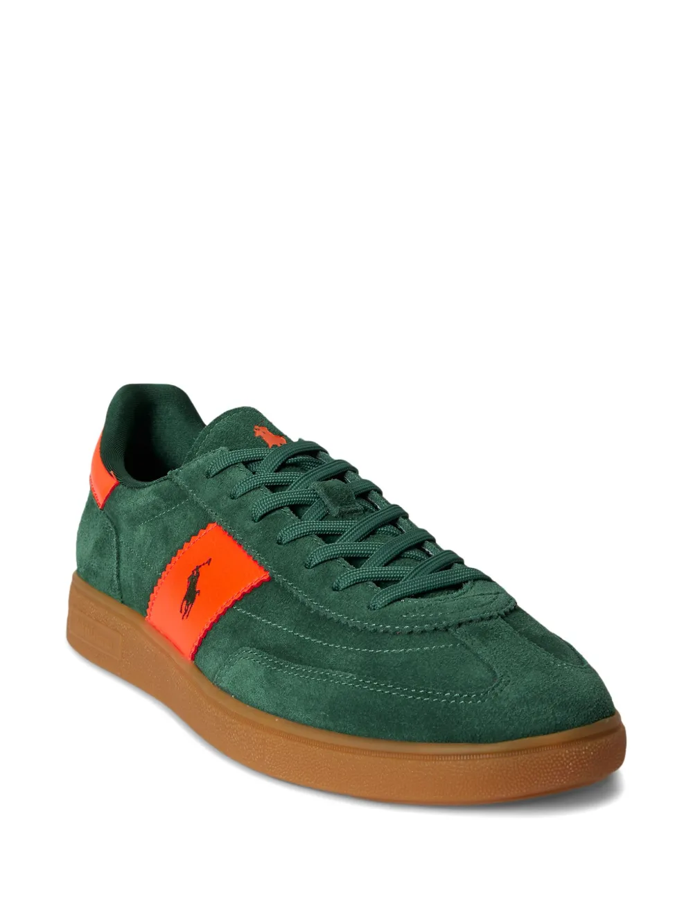 Polo Ralph Lauren Bedford PP Sk LT suède sneakers Groen