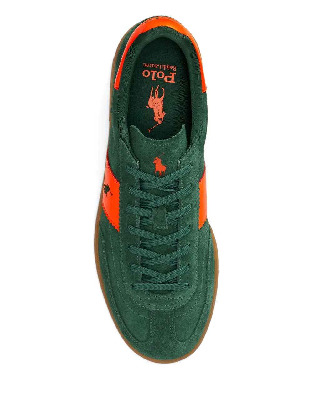 Polo Ralph Lauren Bedford PP Sk LT suède sneakers Groen