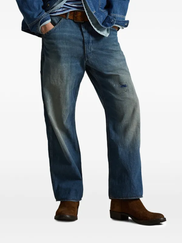 Polo Ralph Lauren logo-patch Jeans | Blue | FARFETCH