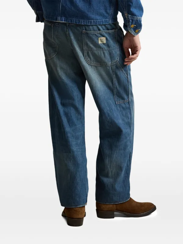 Polo Ralph Lauren logo-patch Jeans | Blue | FARFETCH