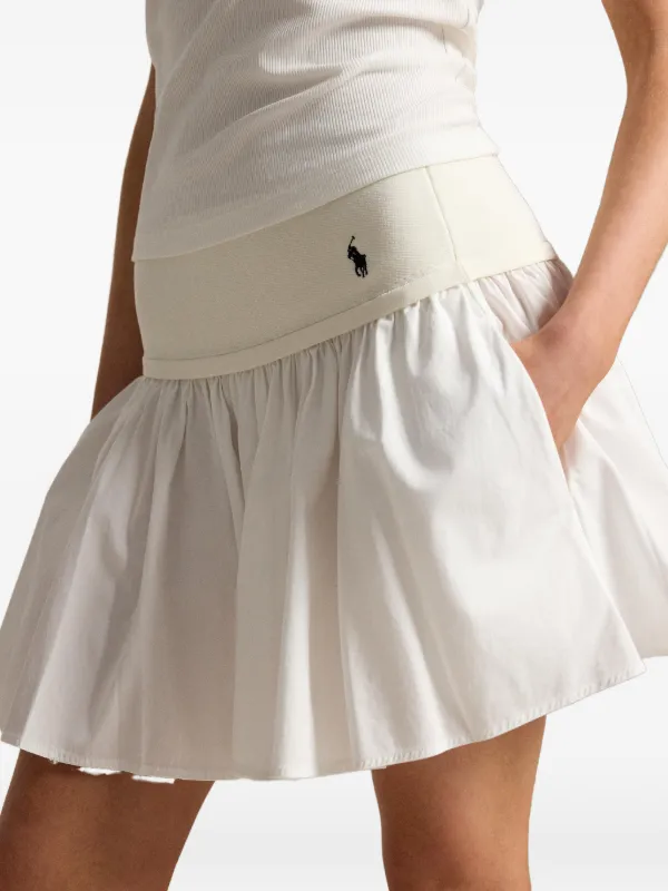 Polo Ralph Lauren Lila logo-waistline Skirt | White | FARFETCH
