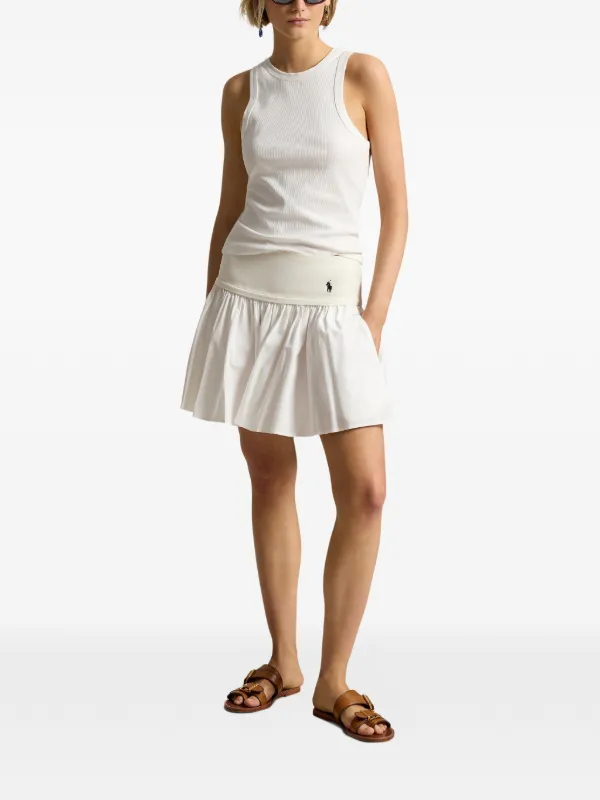 Polo Ralph Lauren Lila logo-waistline Skirt | White | FARFETCH