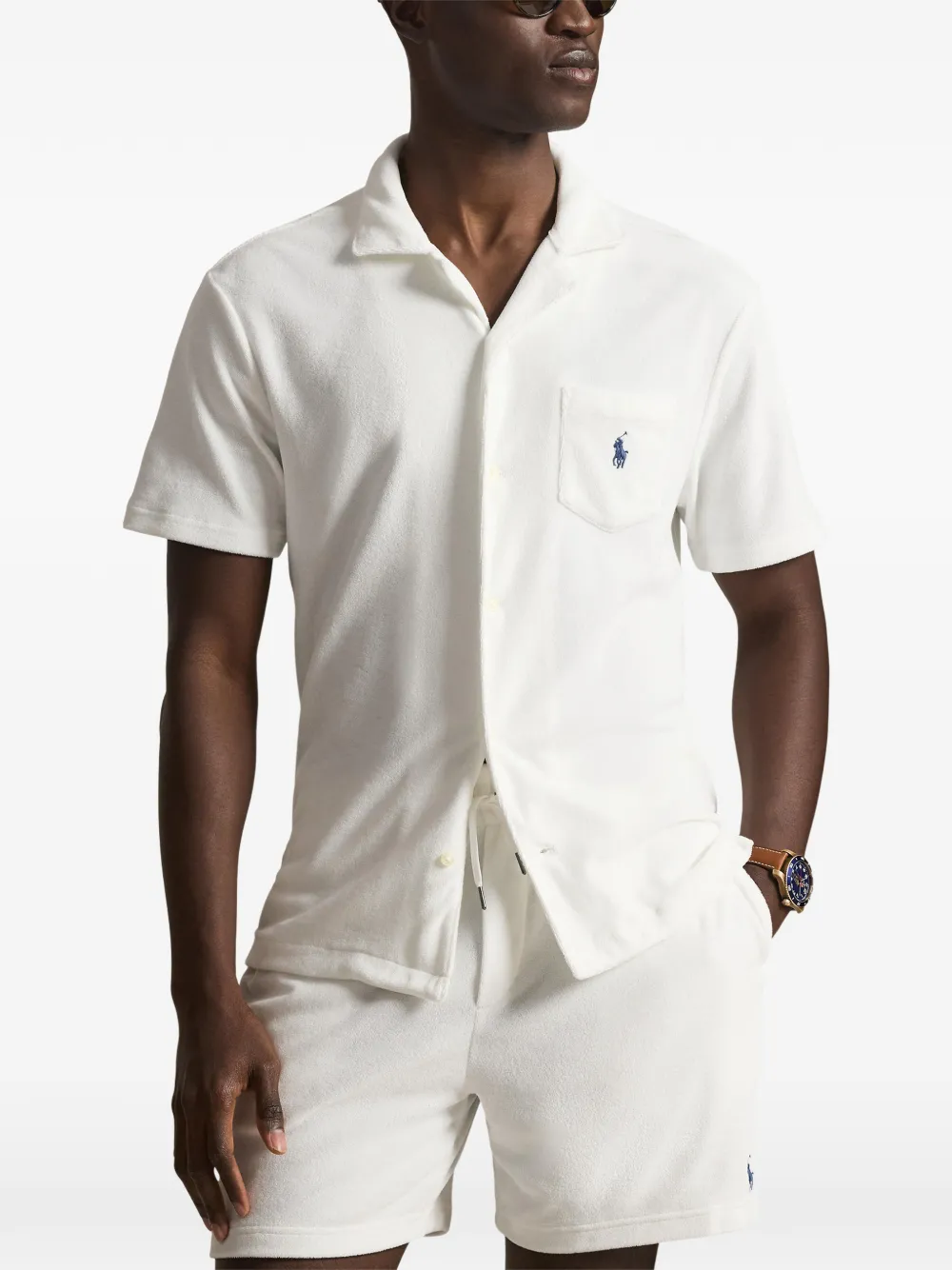 Polo Ralph Lauren Overhemd met geborduurd logo Wit