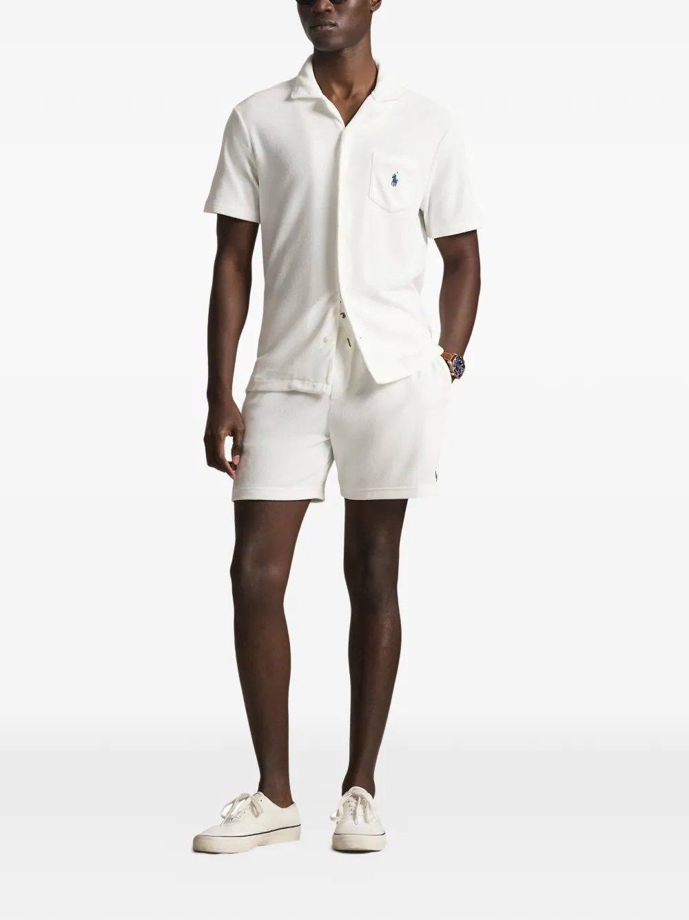 Polo Ralph Lauren Overhemd met geborduurd logo Wit