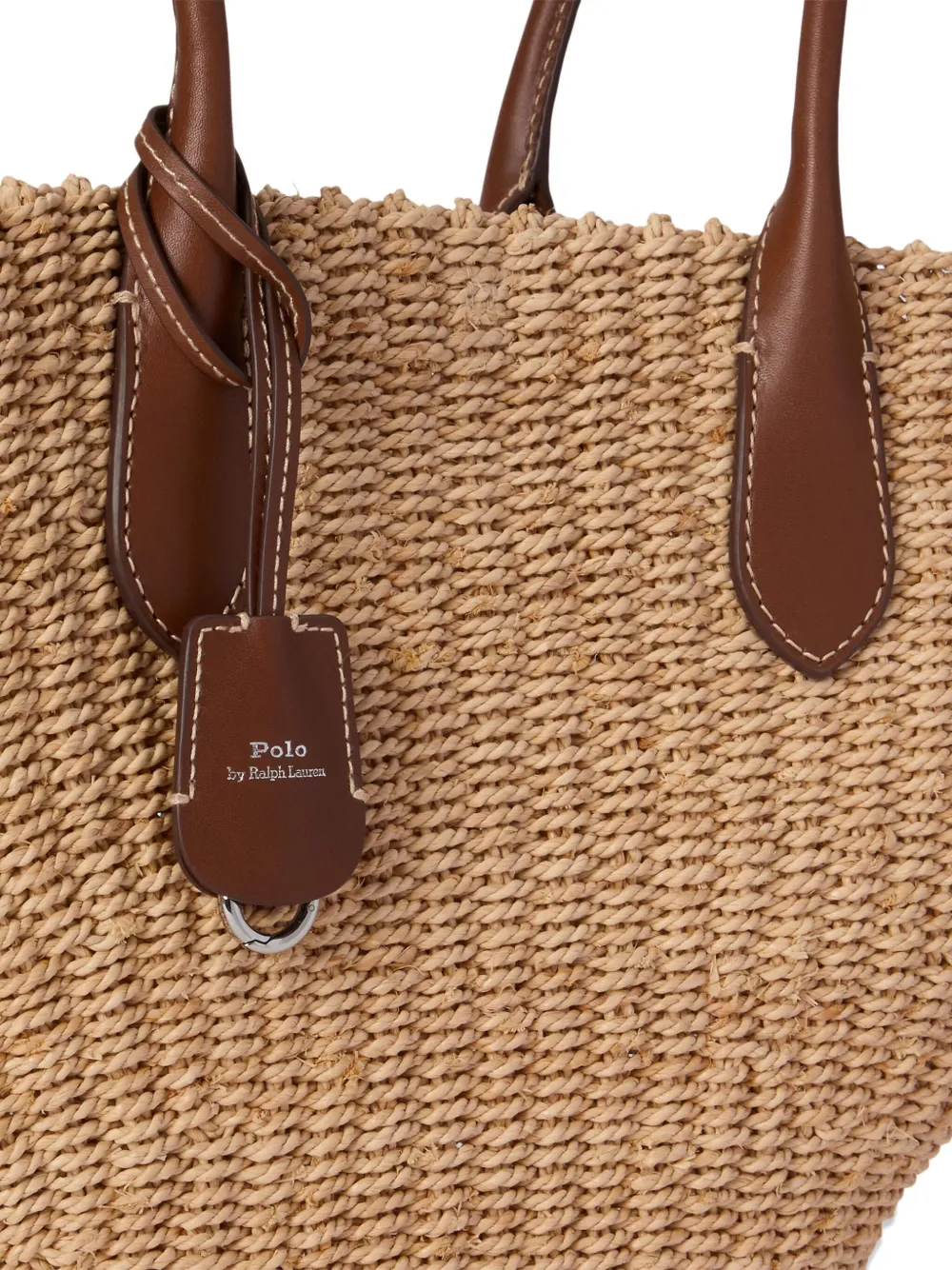 Polo Ralph Lauren Bellport raffia basket shopper Beige