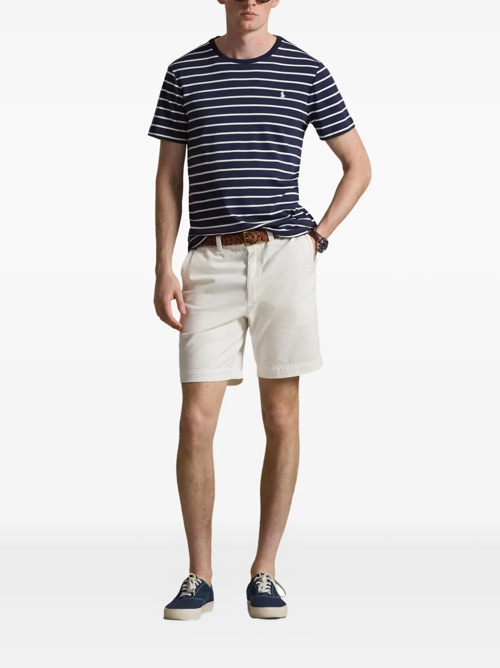 Polo Ralph Lauren Gestreept T-shirt Blauw