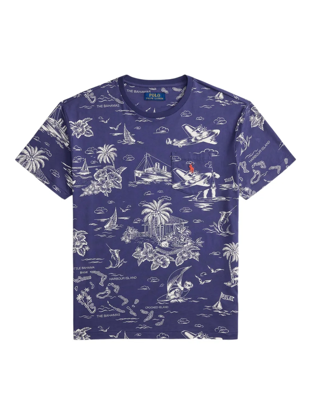 Polo Ralph Lauren T-shirt con stampa - Blu