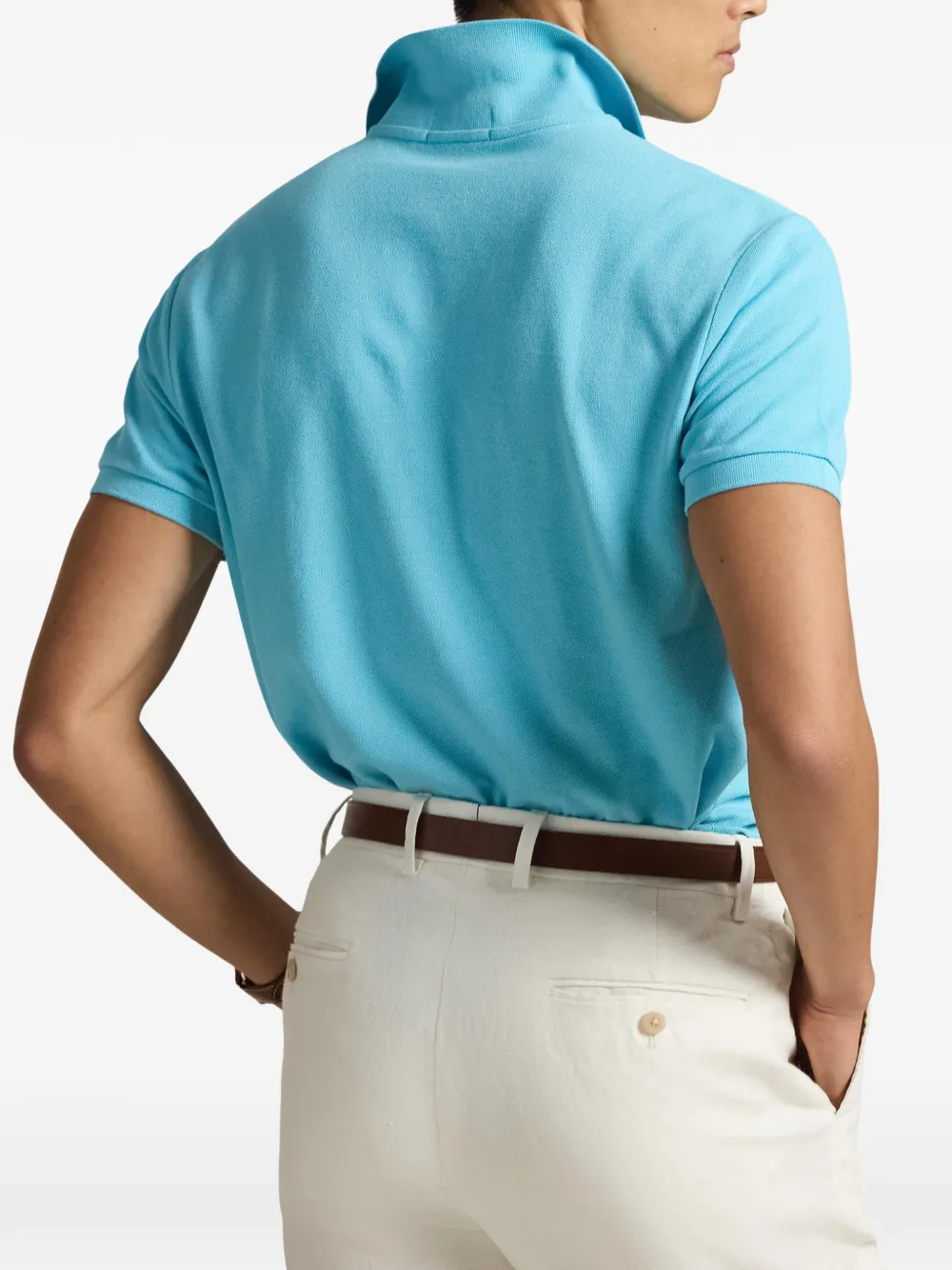 Polo Ralph Lauren The Iconic poloshirt met borduurwerk Blauw