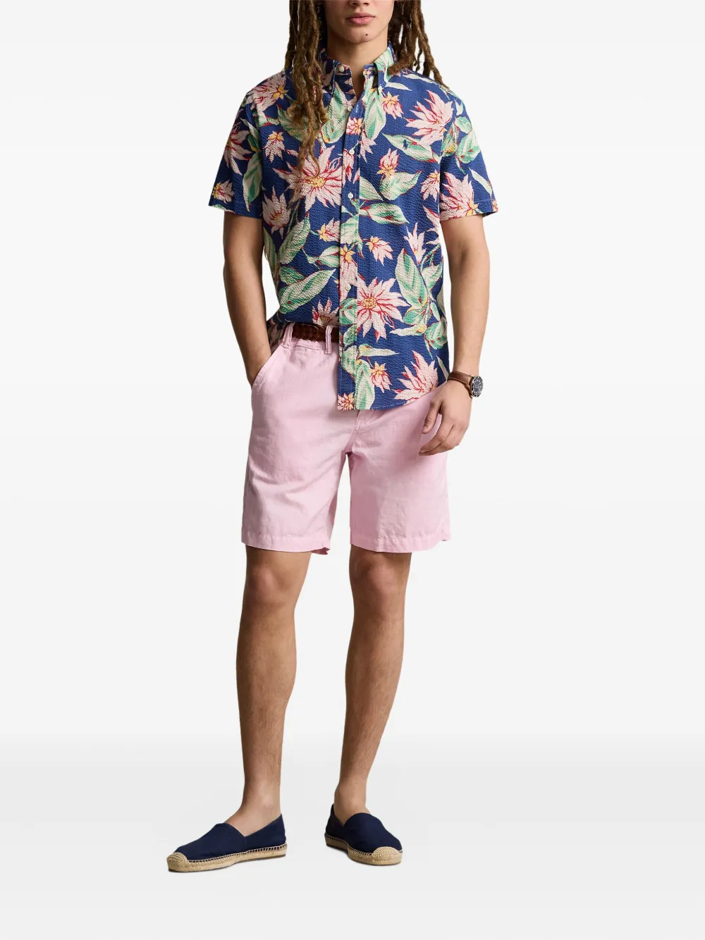 Polo Ralph Lauren Shorts met knopen Roze