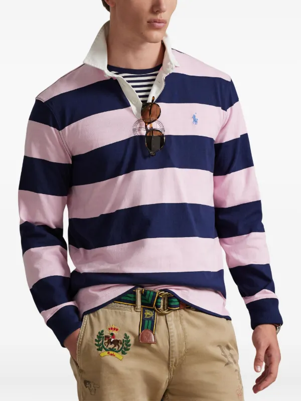 Polo Ralph Lauren The Iconic ラガーシャツ | ブルー | FARFETCH JP