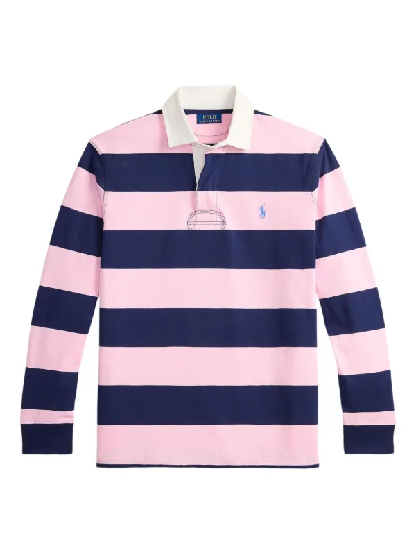 新品未使用タグ付　ポロラルフローレン　ラガーシャツ　ポロベア　ピンク　XL クラシック フィット Polo ベア ジャージー ラグビー シャツ（その他