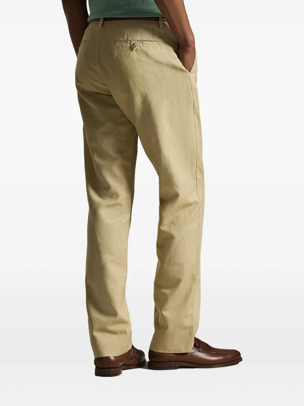 Polo Ralph Lauren Broek met geborduurd logo Beige