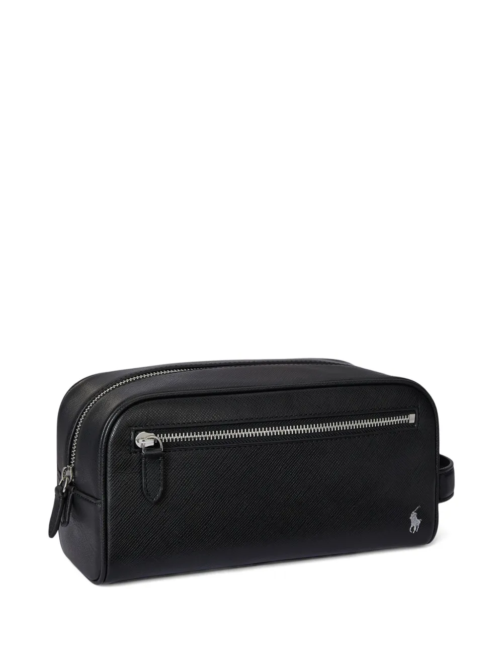 Polo Ralph Lauren Reishoes van saffiano leer Zwart