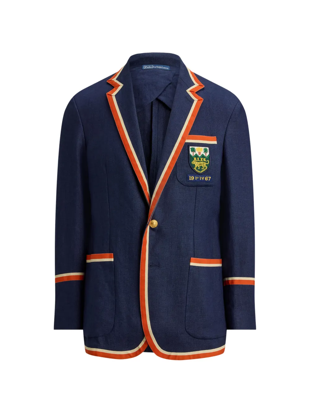 Polo Ralph Lauren trim-detail cricket blazer - Blu