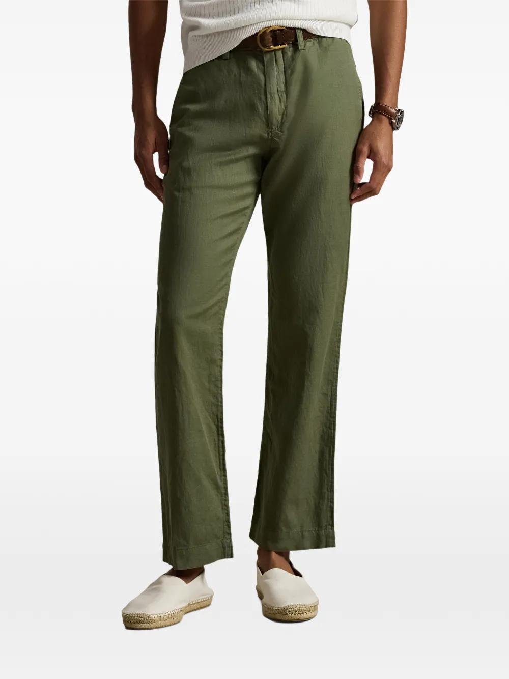 Polo Ralph Lauren Chino broek met geborduurd logo Groen