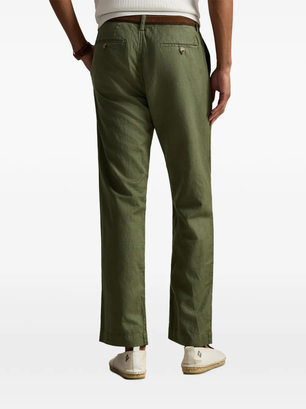 Polo Ralph Lauren Chino broek met geborduurd logo Groen