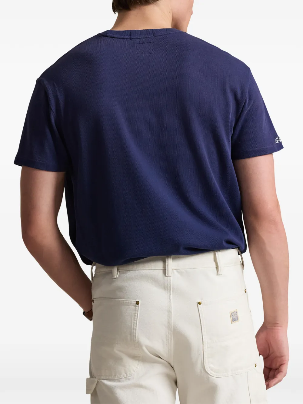Polo Ralph Lauren x New York Yankees™ T-shirt met opgestikte zak Blauw