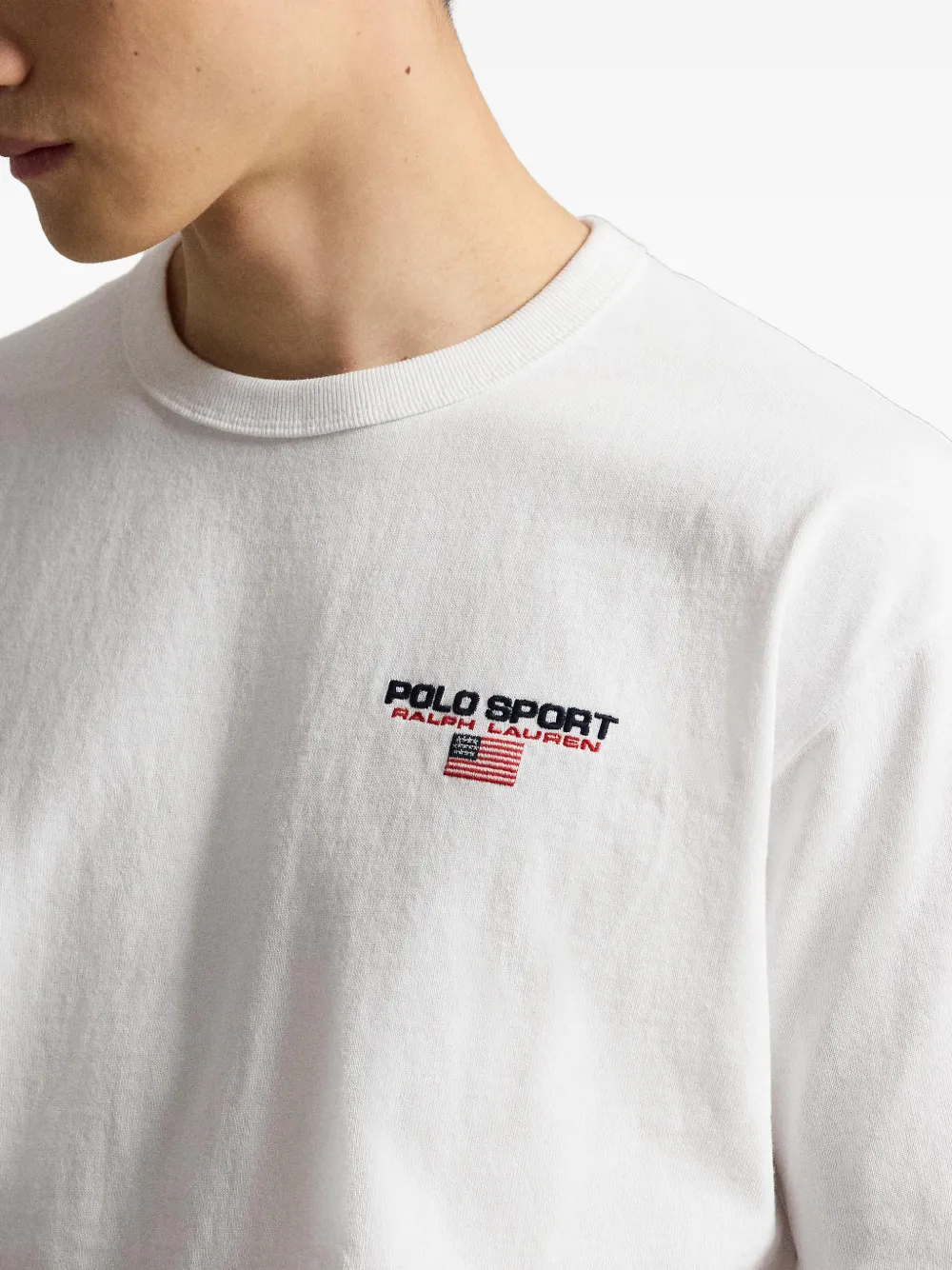 Polo Ralph Lauren T-shirt met logo Wit