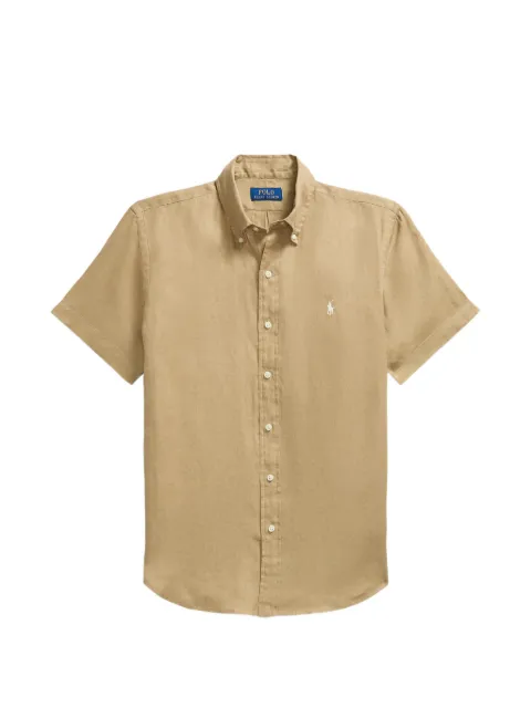 Polo Ralph Lauren embroidered custom linen shirt