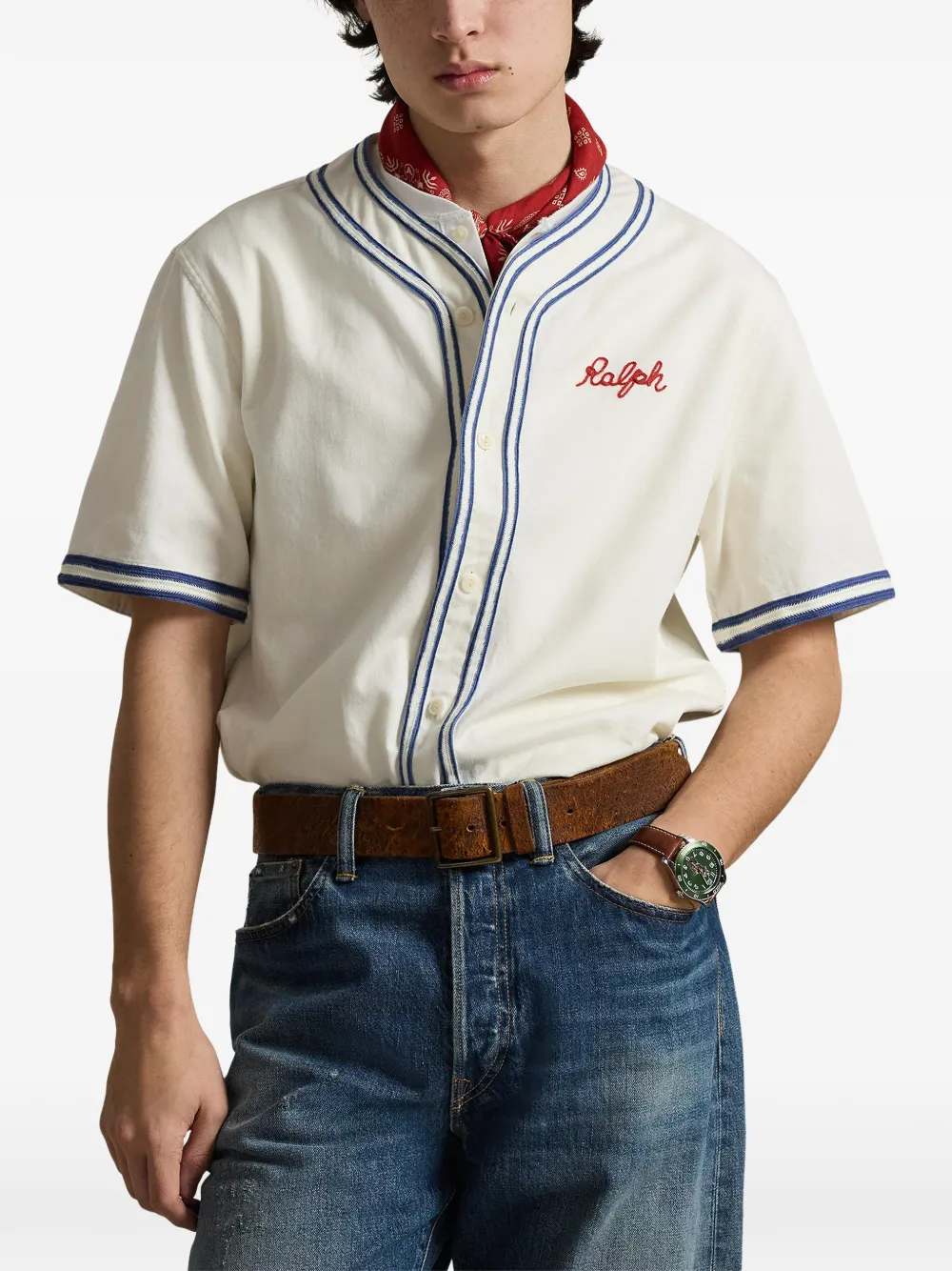Polo Ralph Lauren Basketbal T-shirt met korte mouwen Beige