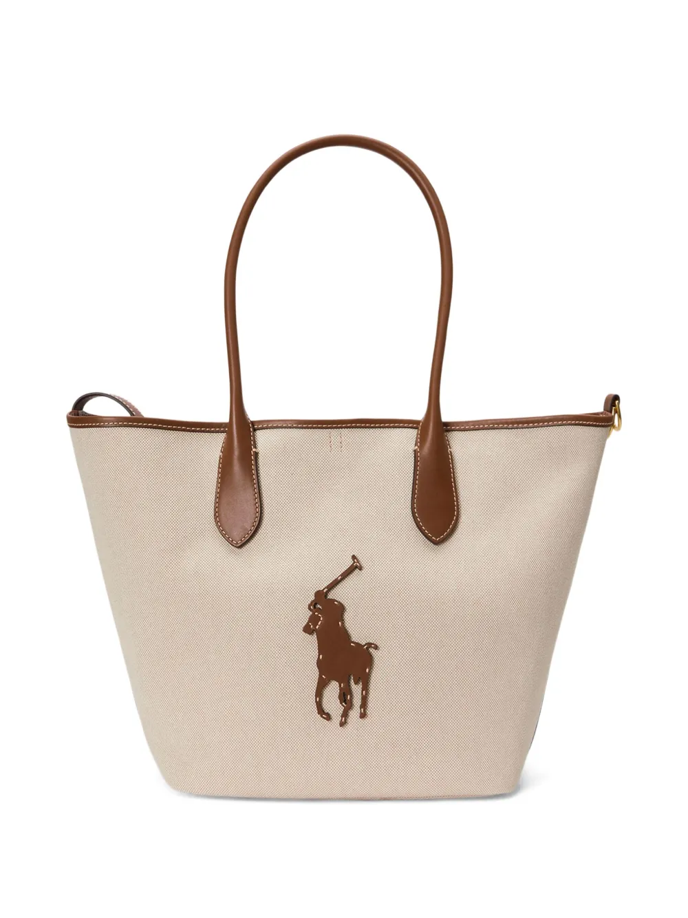 Polo Ralph Lauren Medium Bellport Tote Bag In Neutral