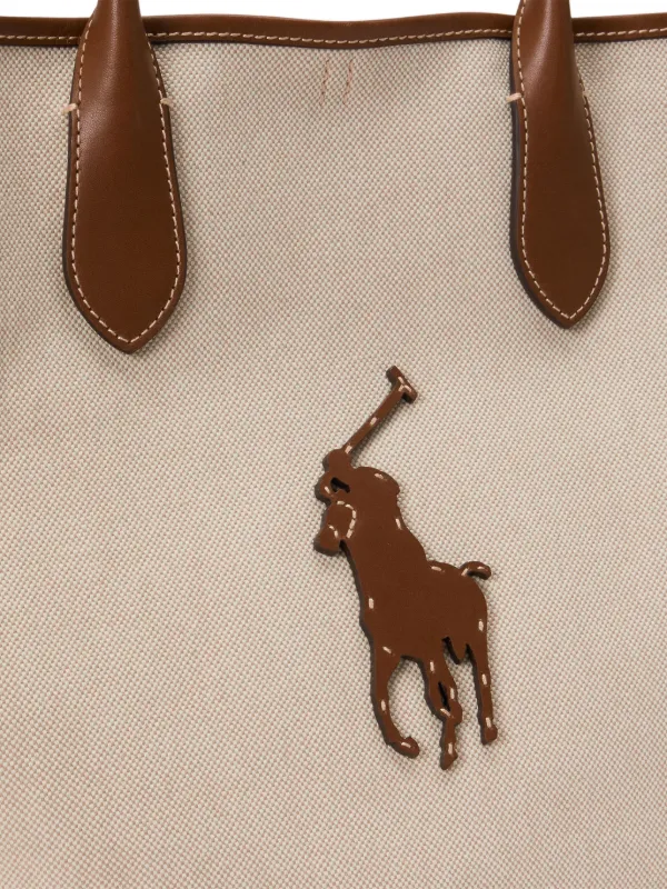Polo Ralph Lauren Bellport ハンドバッグ M | ニュートラル | FARFETCH JP