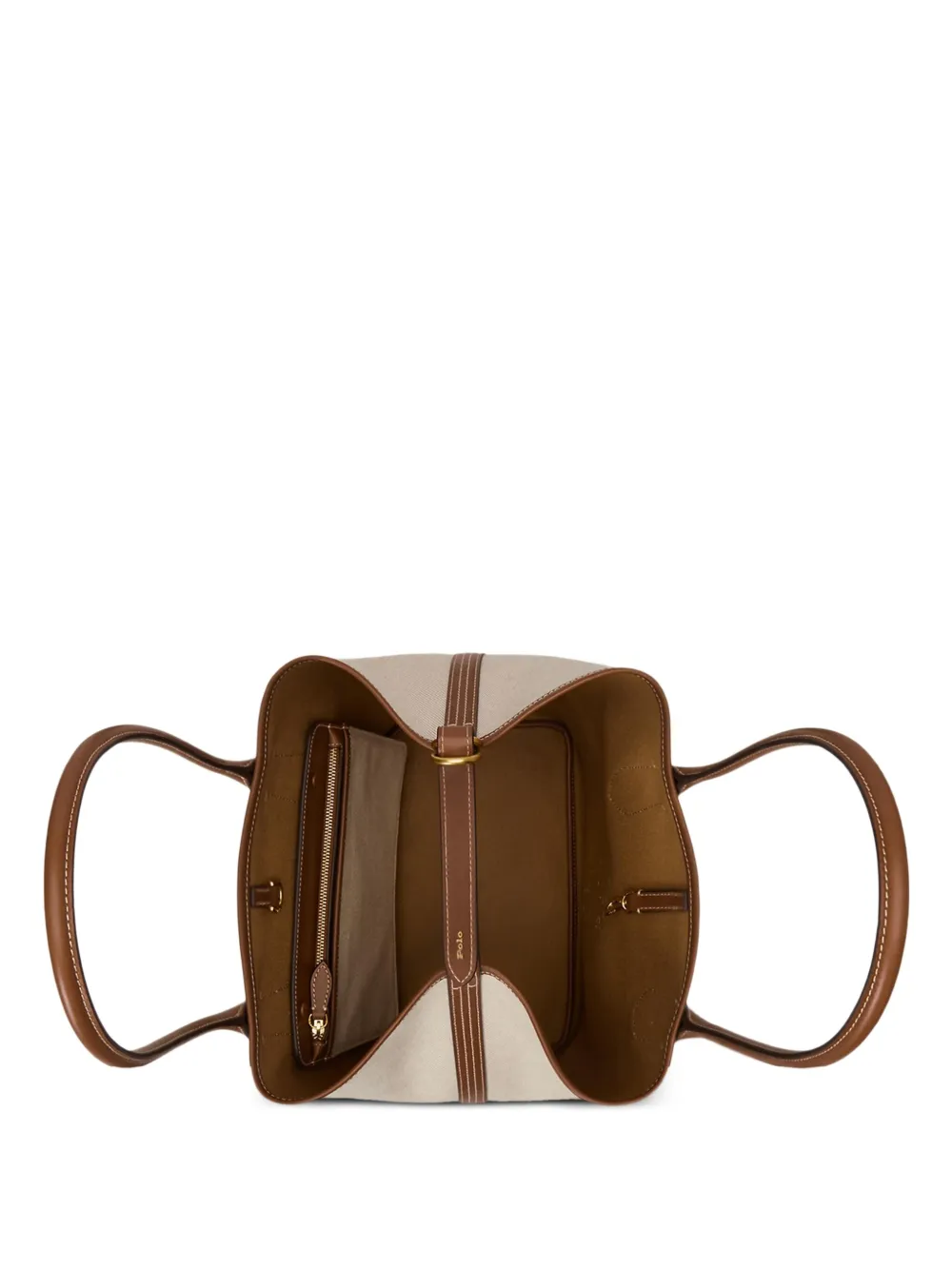 Polo Ralph Lauren Medium Bellport Tote Bag In Neutral