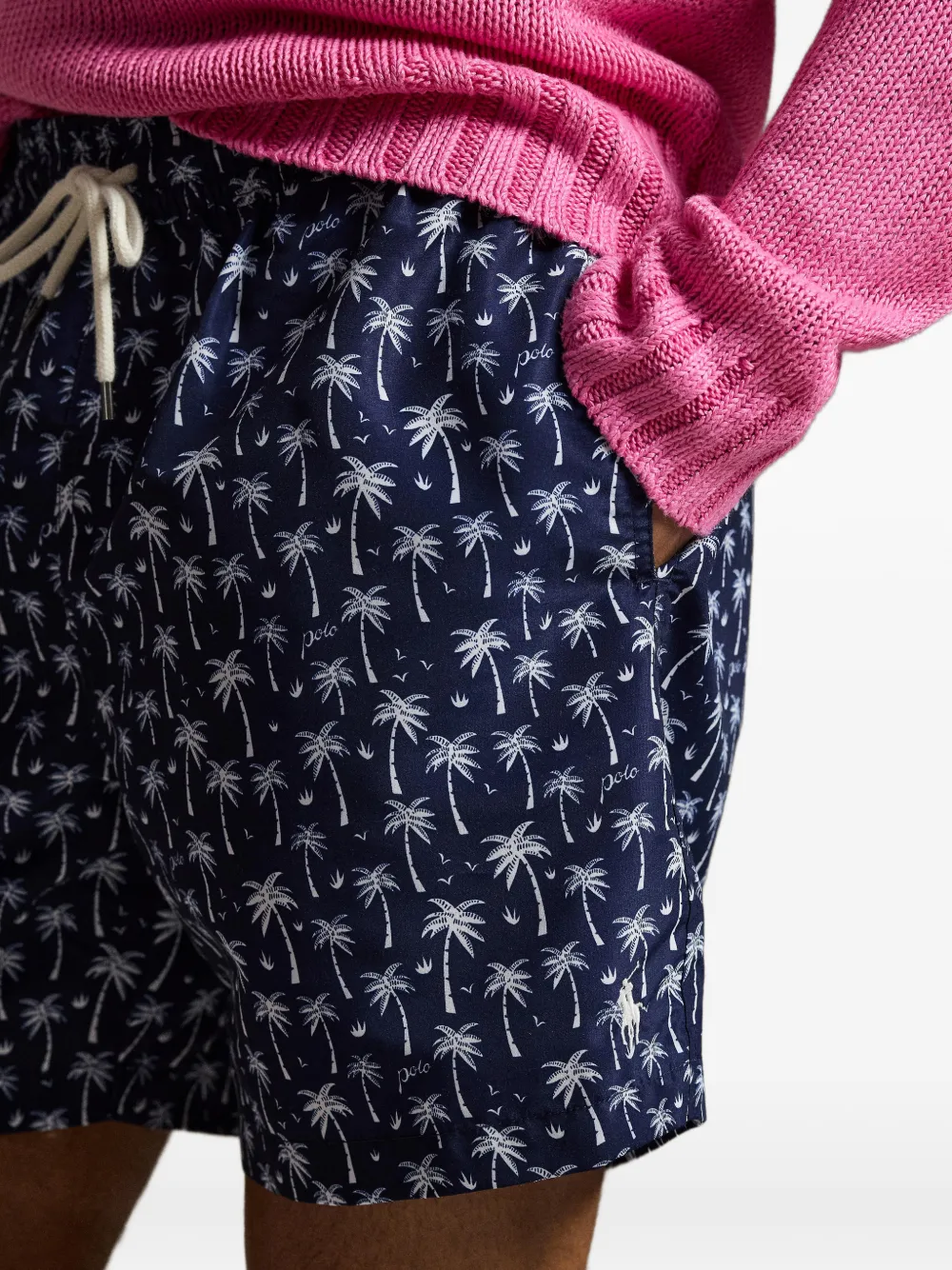 Polo Ralph Lauren Zwembroek met elastische tailleband Blauw