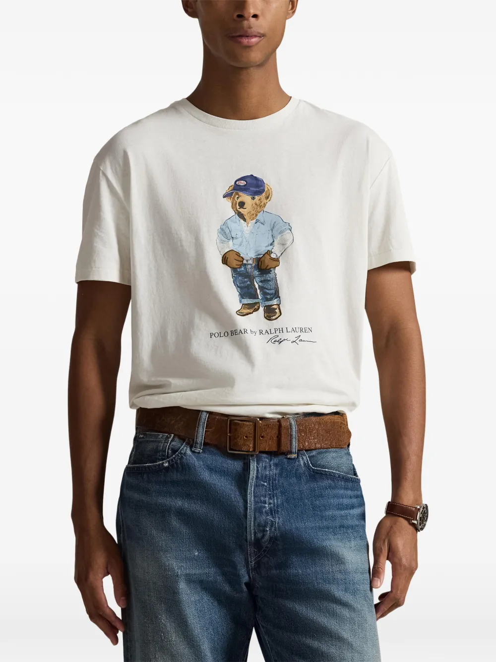 Polo Ralph Lauren T-shirt met logoprint Wit
