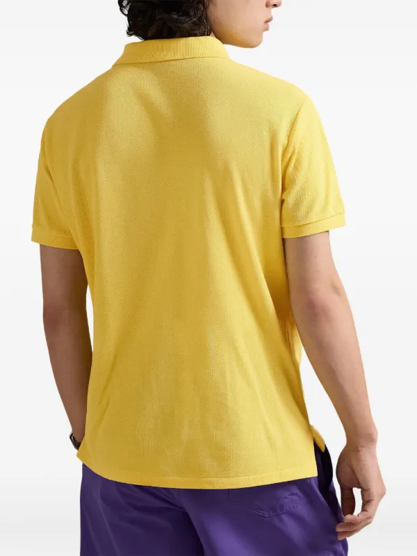 Polo Ralph Lauren リブ ポロシャツ | イエロー | FARFETCH JP