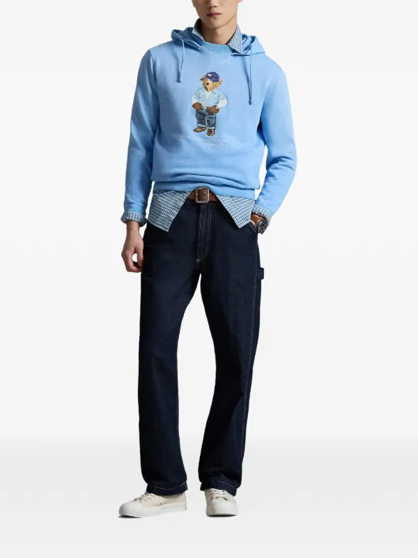 Polo Ralph Lauren Moletom Polo Bear Com Capuz Com Cordão De Ajuste