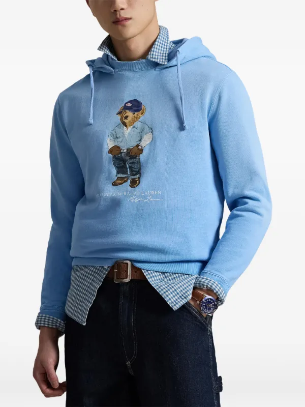 Polo Ralph Lauren Moletom Polo Bear Com Capuz Com Cordão De Ajuste