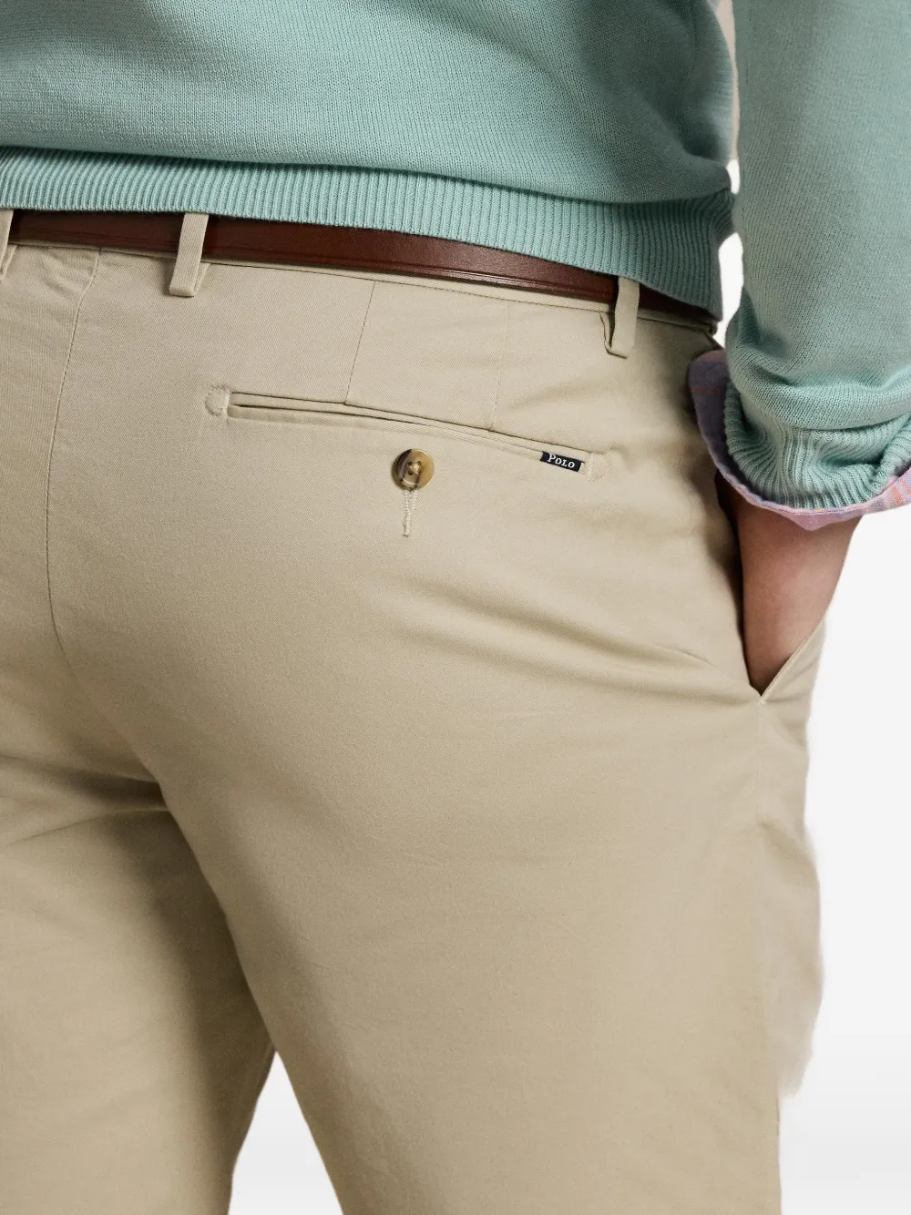 Polo Ralph Lauren Shorts met logopatch Beige