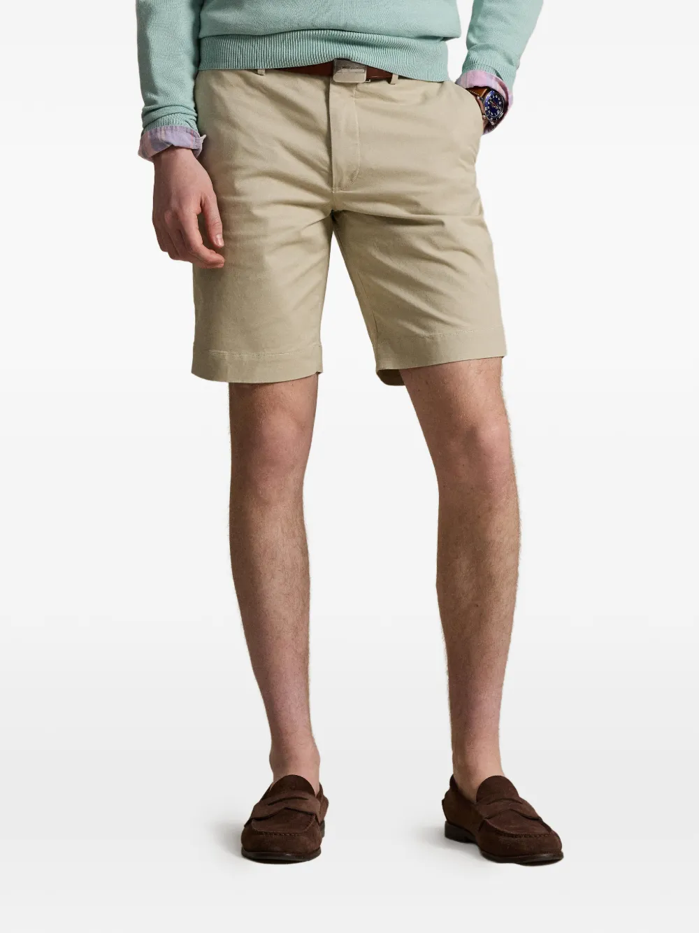 Polo Ralph Lauren Shorts met logopatch Beige