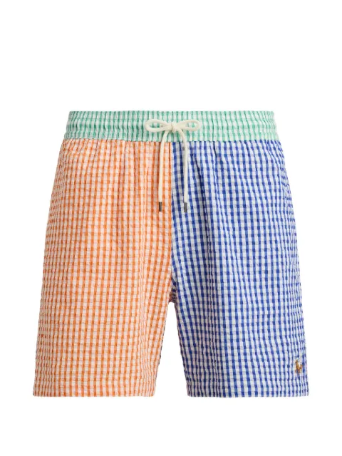 Polo Ralph Lauren gingham-ternede badeshorts