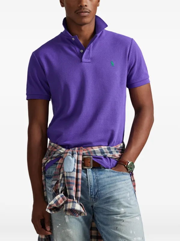 Polo Ralph Lauren エンブロイダリー ポロシャツ | パープル | FARFETCH JP