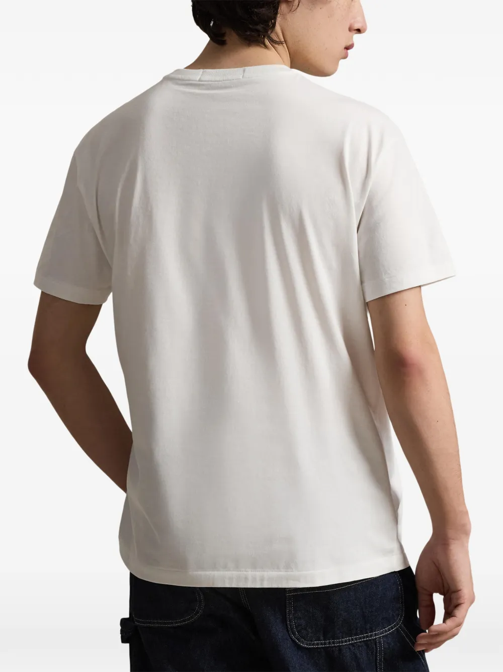 Polo Ralph Lauren Classic Fit Polo Sport Jersey T-shirt | White