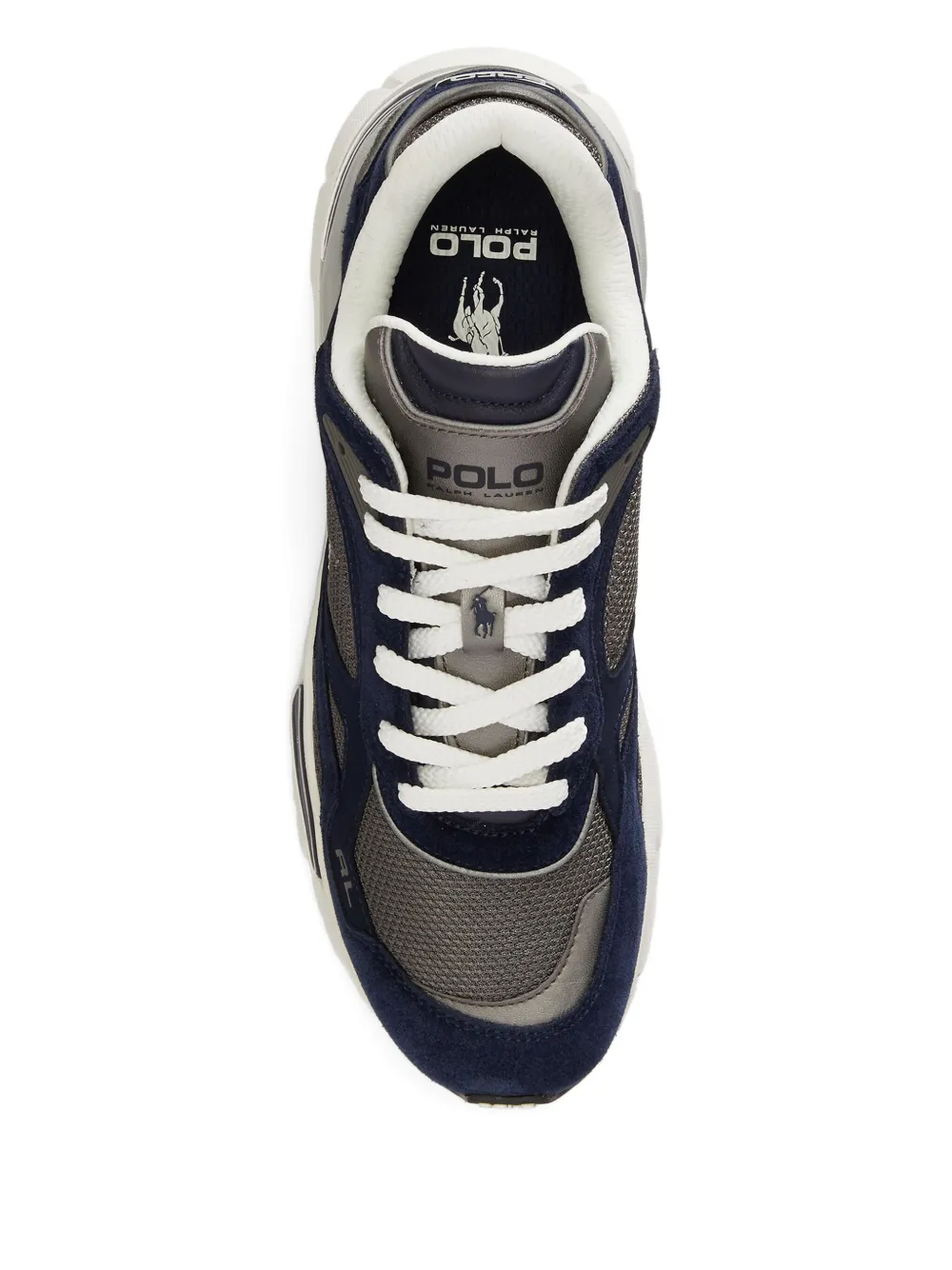 Polo Ralph Lauren Trackstr 275 sneakers met vlakken Blauw