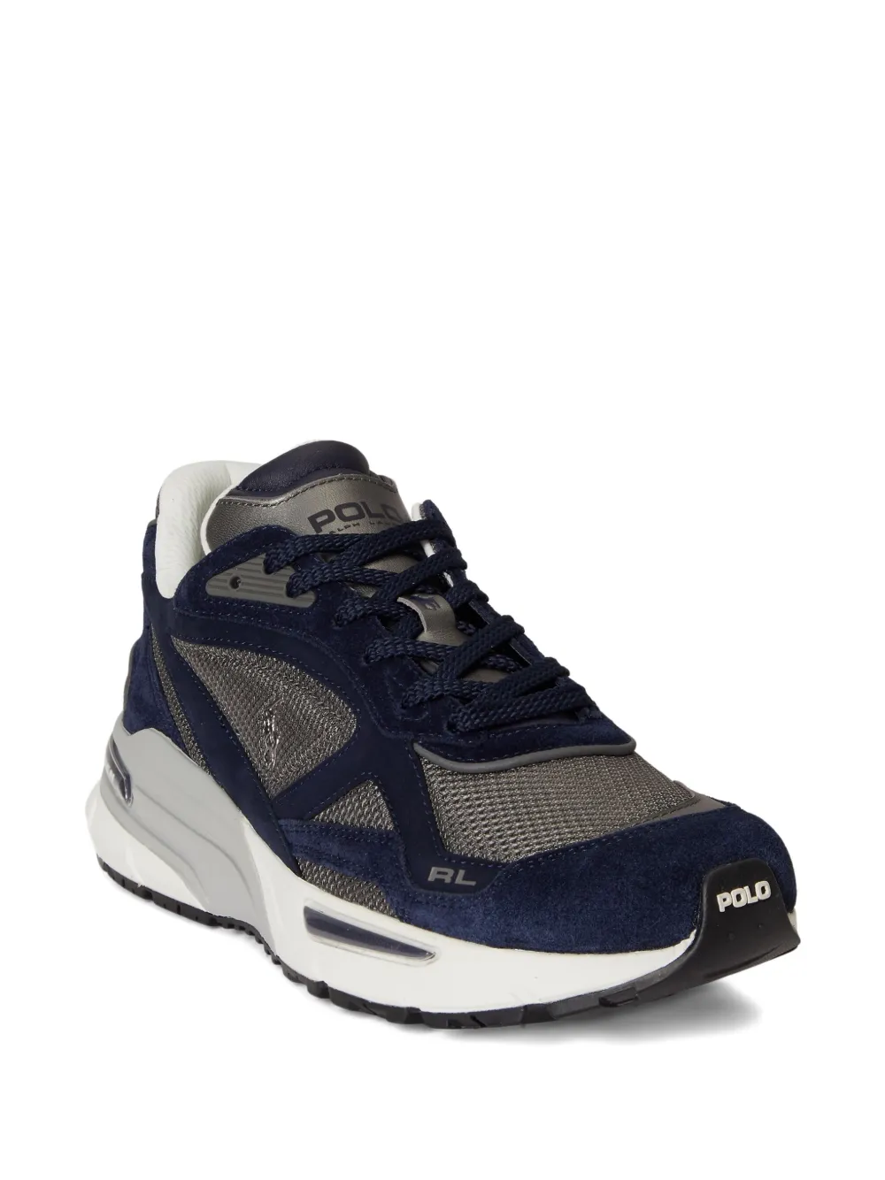 Polo Ralph Lauren Trackstr 275 sneakers met vlakken Blauw