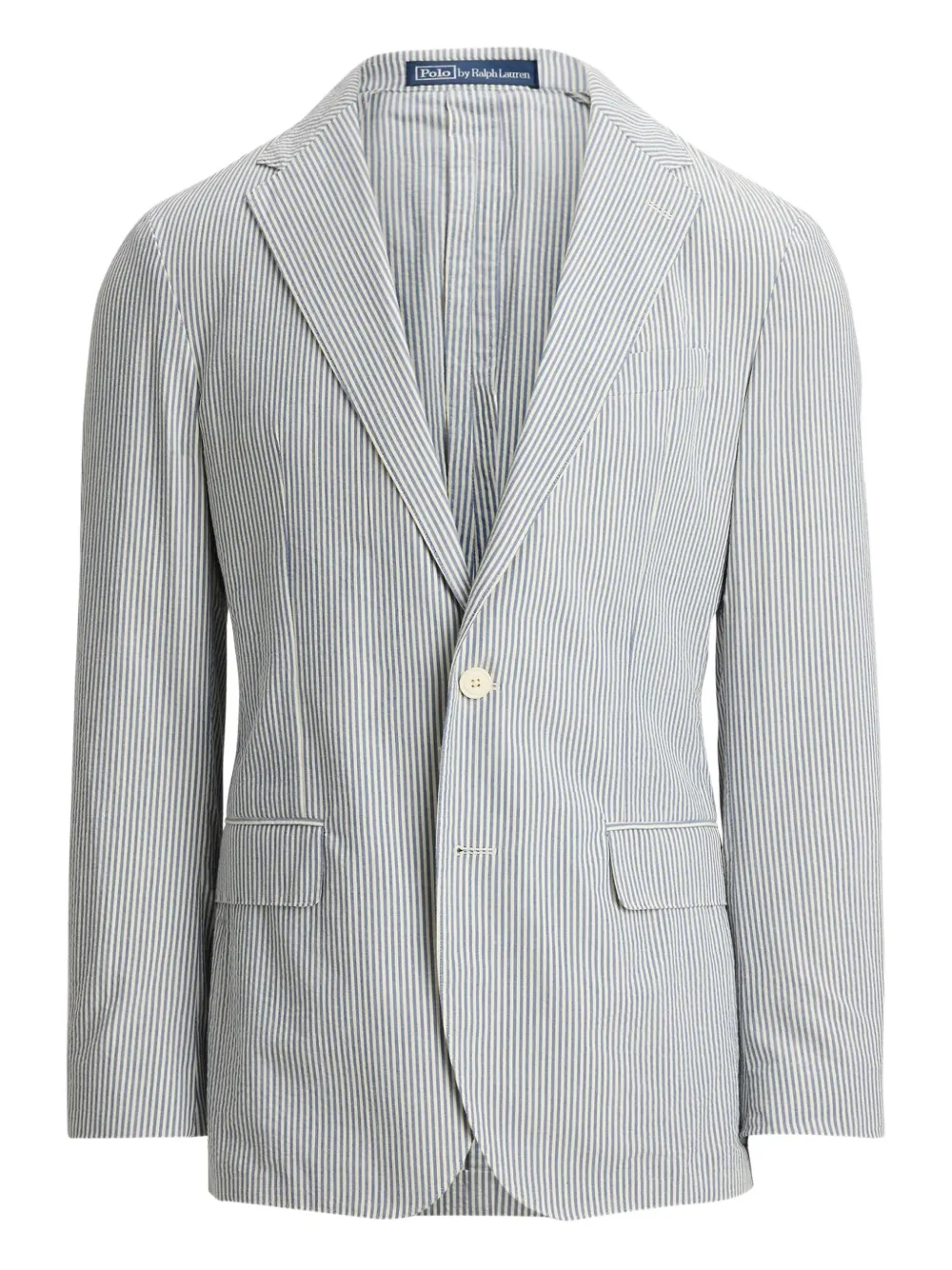 Polo Ralph Lauren notched-lapel striped blazer - Blue