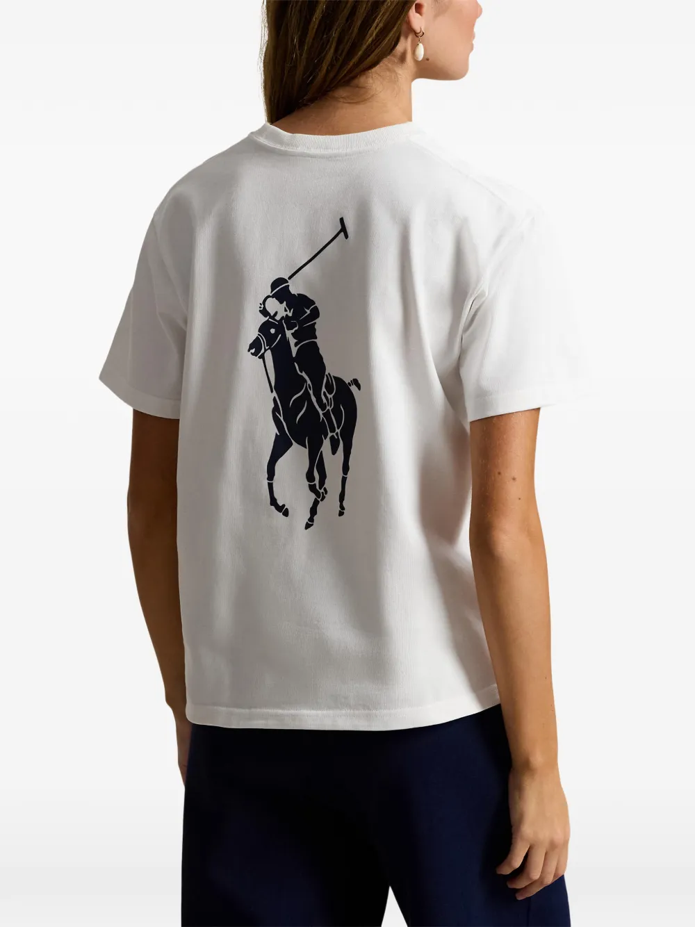 Polo Ralph Lauren T-shirt met logodetail Wit