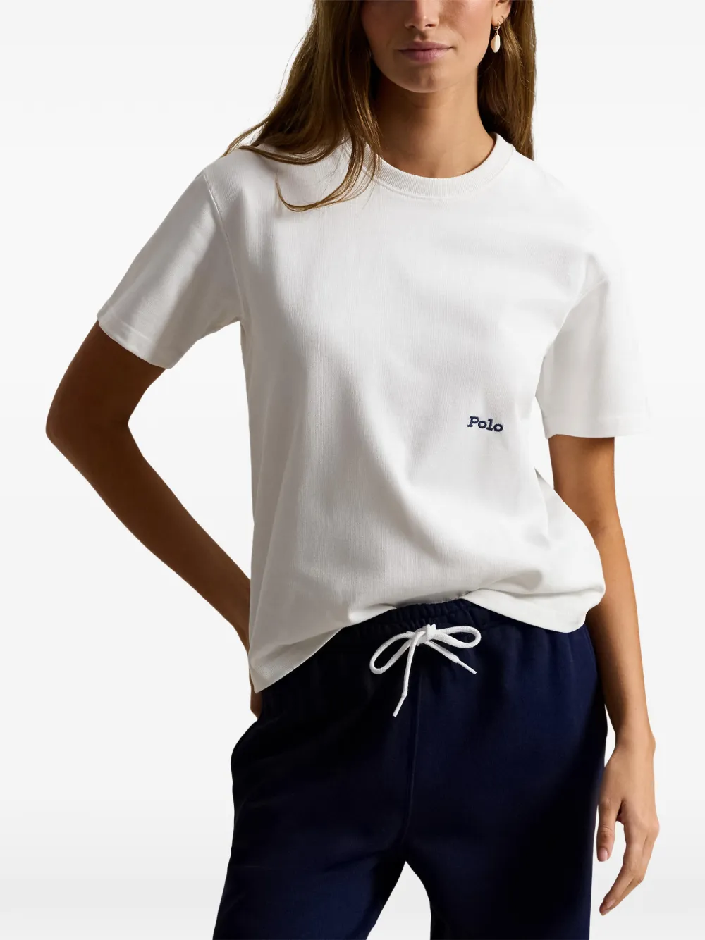 Polo Ralph Lauren T-shirt met logodetail Wit