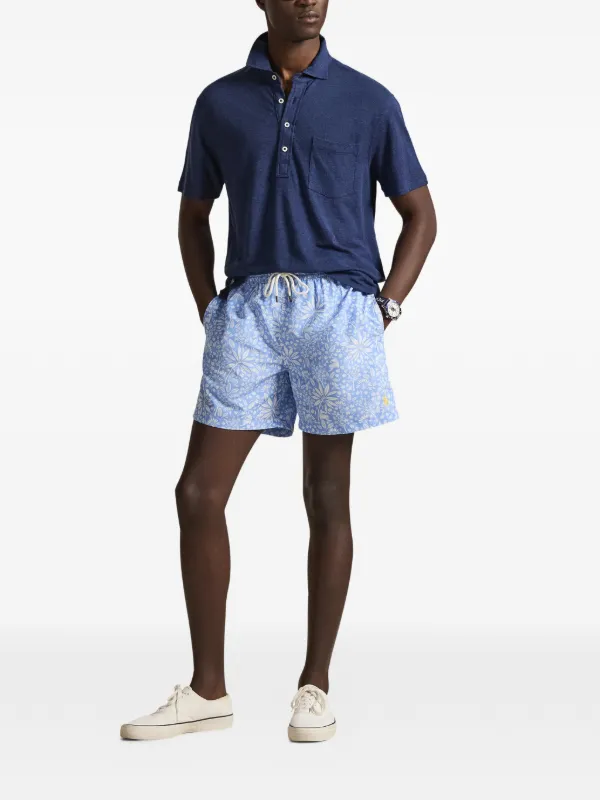 Polo Ralph Lauren フローラル トランクス水着 | ブルー | FARFETCH JP