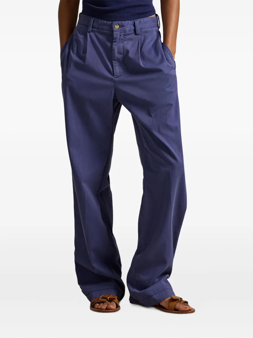 Polo Ralph Lauren Plissierte Hose In Blue