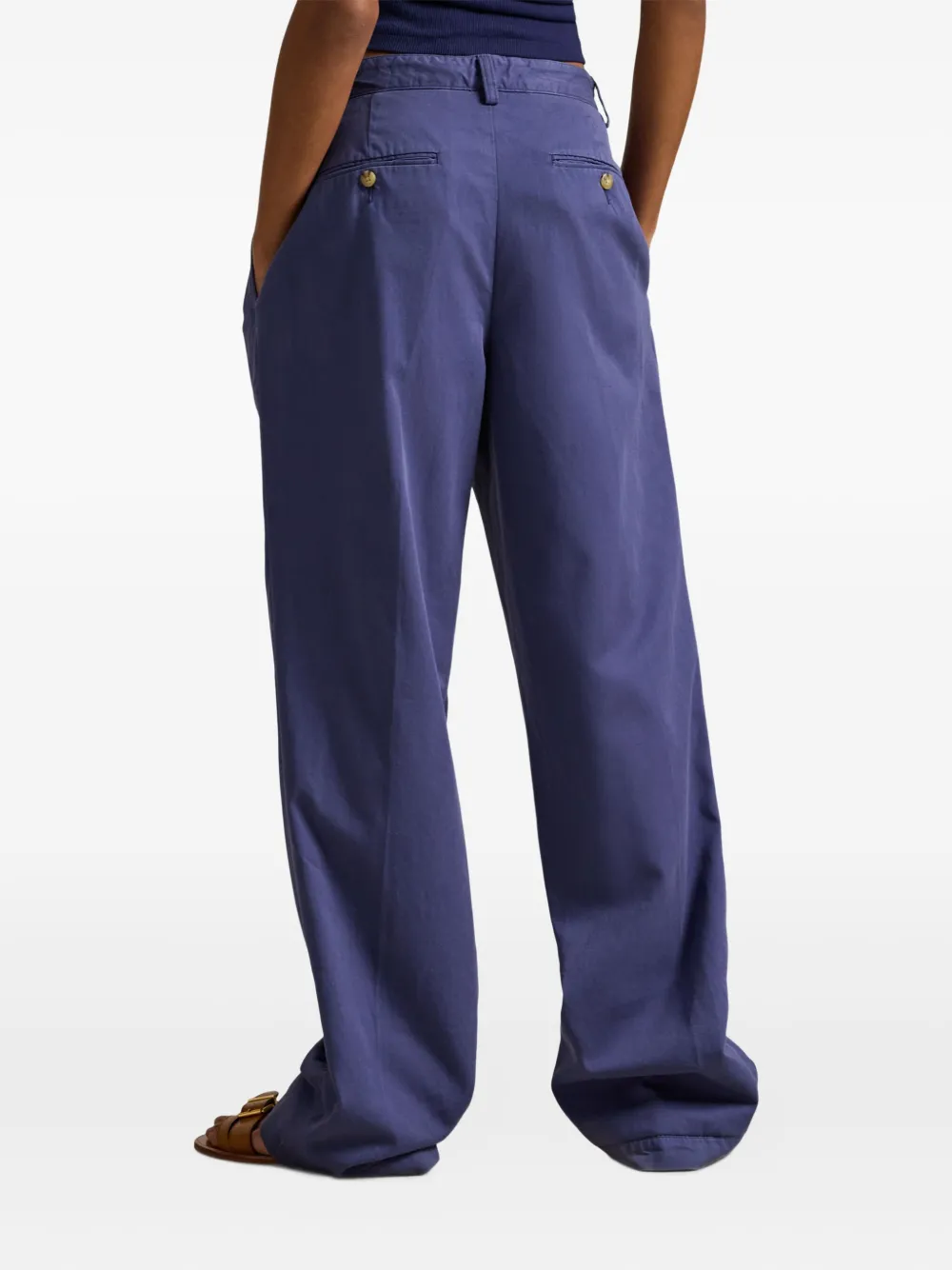 Polo Ralph Lauren Plissierte Hose In Blue