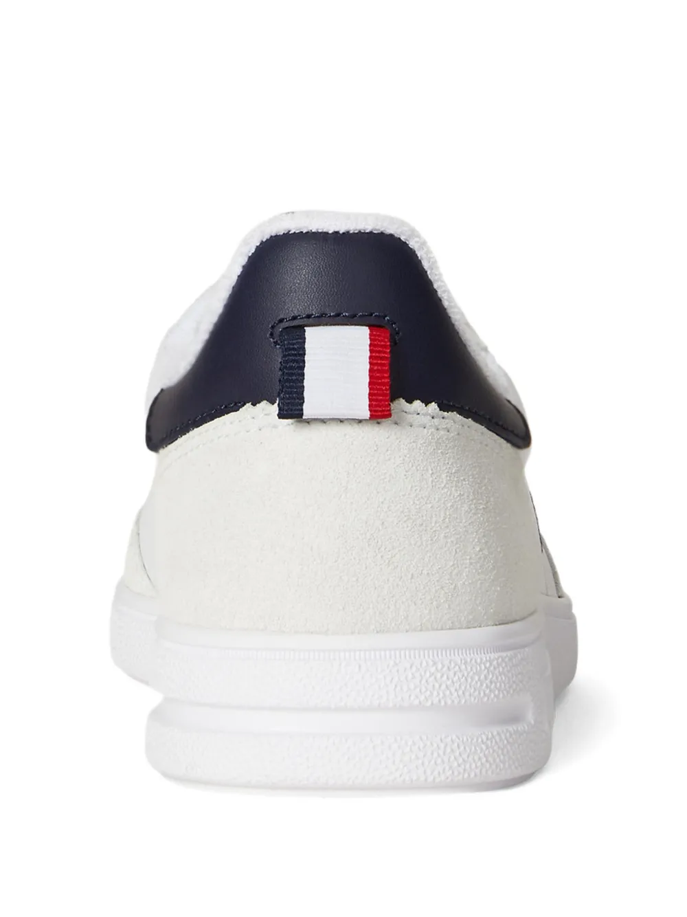 Polo Ralph Lauren Bedford leren suède sneakers Wit
